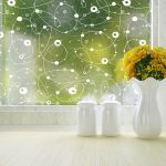 Atomic Retro Patterned Privacy Window Film