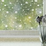 Atomic Retro Patterned Privacy Window Film