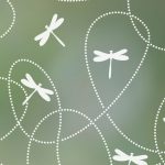 dragonfly pattern privacy window film